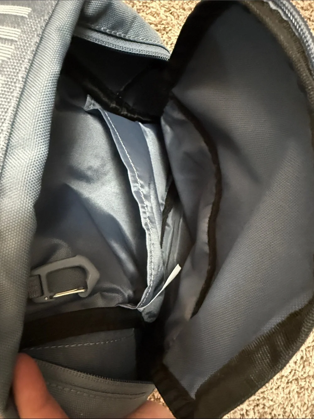 Under Armour Gray Women's Small Backpack with White Logo